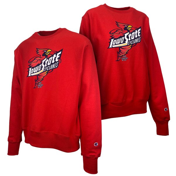 Champion® Vintage Punching Cy Spirit Collection Cardinal Crewneck
